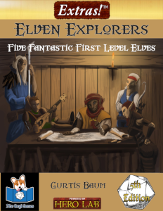 Extras! Elven Explorers 5E (Five 1st Level Elves)